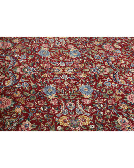 Heritage 10' 1" X 14' 0" Hand Knotted Wool Rug 10' 1" X 14' 0" (307 X 427) / Red / Wool