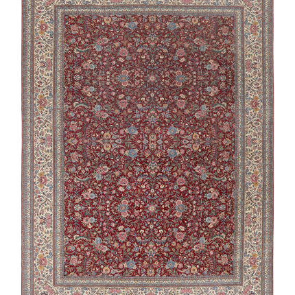 Heritage 10' 1" X 14' 0" Hand Knotted Wool Rug 10' 1" X 14' 0" (307 X 427) / Red / Wool