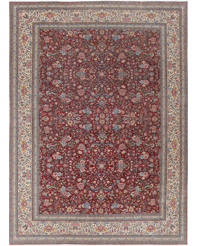 Heritage 10' 1" X 14' 0" Hand Knotted Wool Rug 10' 1" X 14' 0" (307 X 427) / Red / Wool