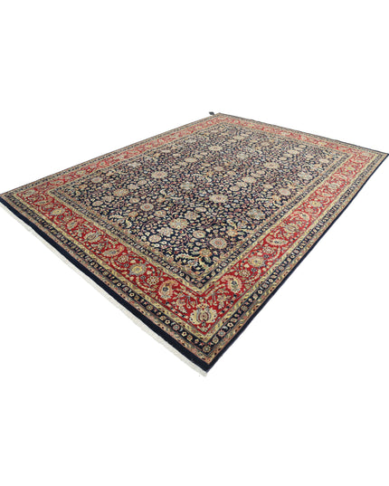 Heritage 8' 9" X 11' 11" Hand Knotted Wool Rug 8' 9" X 11' 11" (267 X 363) / Blue / Wool