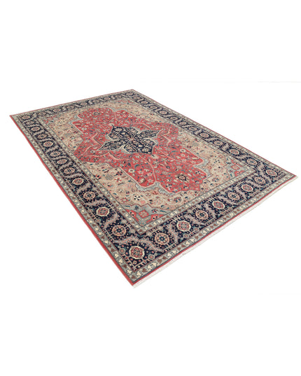 Heritage 6' 0" X 8' 11" Hand Knotted Wool Rug 6' 0" X 8' 11" (183 X 272) / Pink / Wool