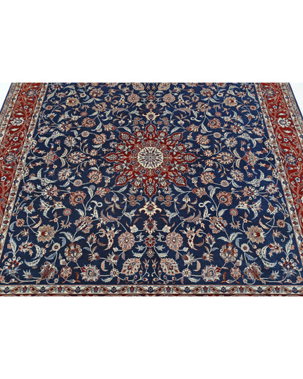 Heritage 6' 6" X 6' 8" Hand Knotted Wool Rug 6' 6" X 6' 8" (198 X 203) / Blue / Wool
