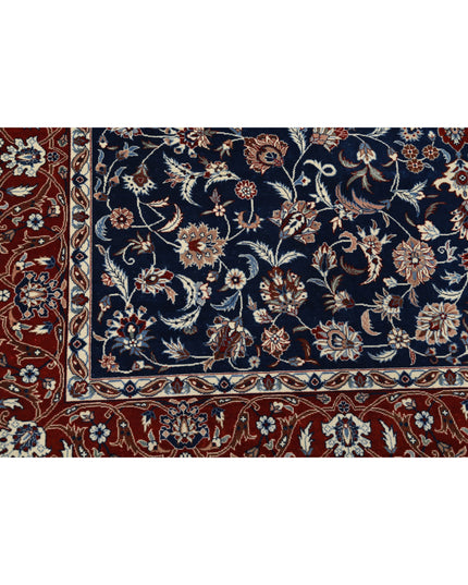 Heritage 6' 6" X 6' 8" Hand Knotted Wool Rug 6' 6" X 6' 8" (198 X 203) / Blue / Wool