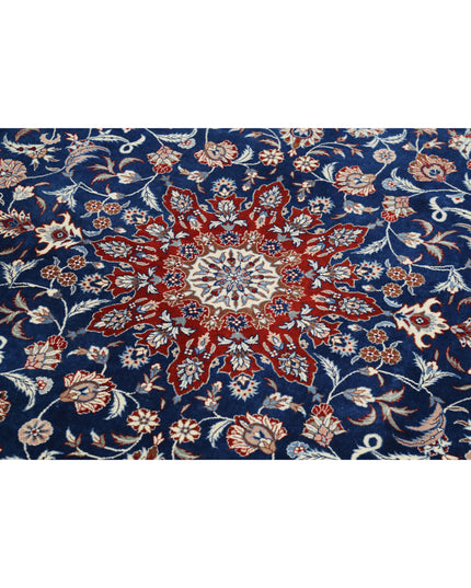 Heritage 6' 6" X 6' 8" Hand Knotted Wool Rug 6' 6" X 6' 8" (198 X 203) / Blue / Wool