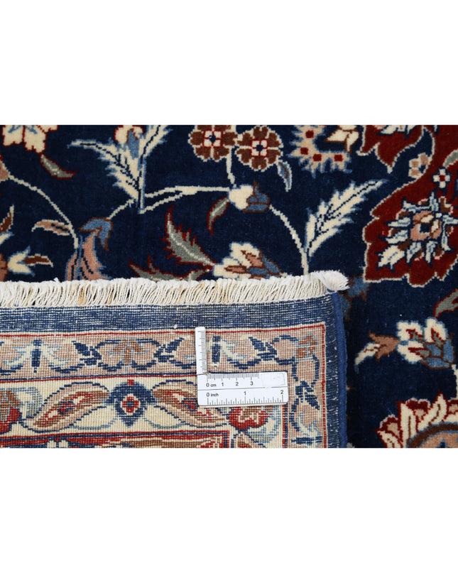 Heritage 6' 6" X 6' 8" Hand Knotted Wool Rug 6' 6" X 6' 8" (198 X 203) / Blue / Wool