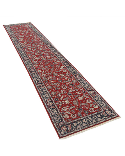Heritage 2' 6" X 12' 1" Hand Knotted Wool Rug 2' 6" X 12' 1" (76 X 368) / Red / Wool