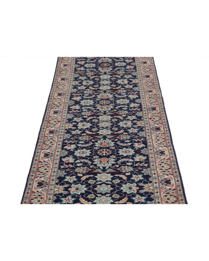 Heritage 2' 6" X 13' 8" Hand Knotted Wool Rug 2' 6" X 13' 8" (76 X 417) / Blue / Wool