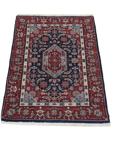 Heritage 2' 0" X 3' 0" Hand Knotted Wool Rug 2' 0" X 3' 0" (61 X 91) / Blue / Wool
