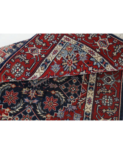 Heritage 2' 0" X 3' 0" Hand Knotted Wool Rug 2' 0" X 3' 0" (61 X 91) / Blue / Wool