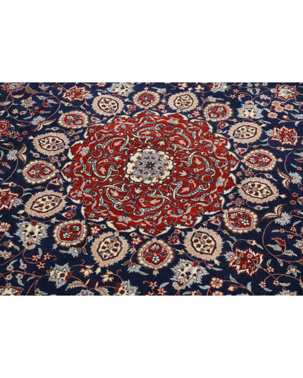 Heritage 6' 8" X 9' 10" Hand Knotted Wool Rug 6' 8" X 9' 10" (203 X 300) / Blue / Wool