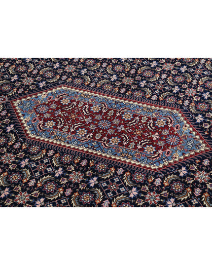 Heritage 6' 0" X 9' 0" Hand Knotted Wool Rug 6' 0" X 9' 0" (183 X 274) / Blue / Wool