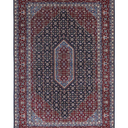 Heritage 6' 0" X 9' 0" Hand Knotted Wool Rug 6' 0" X 9' 0" (183 X 274) / Blue / Wool