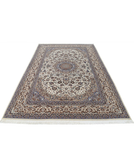 Heritage 5' 11" X 9' 0" Hand Knotted Wool Rug 5' 11" X 9' 0" (180 X 274) / Ivory / Wool