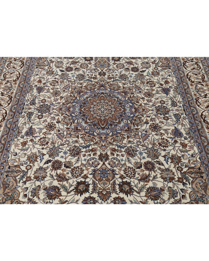 Heritage 5' 11" X 9' 0" Hand Knotted Wool Rug 5' 11" X 9' 0" (180 X 274) / Ivory / Wool