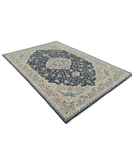 Heritage 5' 11" X 8' 10" Hand Knotted Wool Rug 5' 11" X 8' 10" (180 X 269) / Blue / Wool