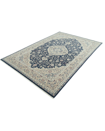 Heritage 5' 11" X 8' 10" Hand Knotted Wool Rug 5' 11" X 8' 10" (180 X 269) / Blue / Wool