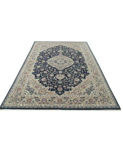 Heritage 5' 11" X 8' 10" Hand Knotted Wool Rug 5' 11" X 8' 10" (180 X 269) / Blue / Wool