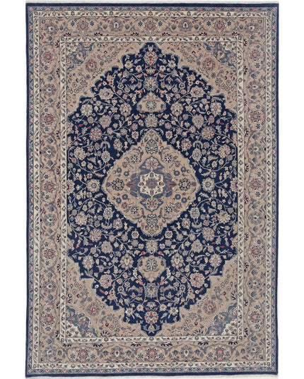 Heritage 5' 11" X 8' 10" Hand Knotted Wool Rug 5' 11" X 8' 10" (180 X 269) / Blue / Wool