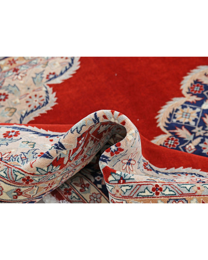 Heritage 6' 0" X 8' 11" Hand Knotted Wool Rug 6' 0" X 8' 11" (183 X 272) / Red / Wool