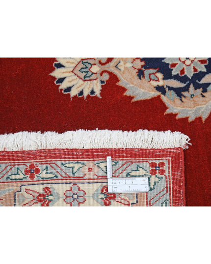 Heritage 6' 0" X 8' 11" Hand Knotted Wool Rug 6' 0" X 8' 11" (183 X 272) / Red / Wool