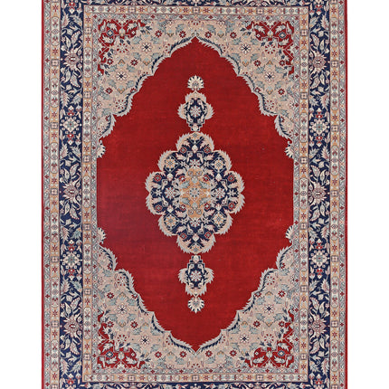 Heritage 6' 0" X 8' 11" Hand Knotted Wool Rug 6' 0" X 8' 11" (183 X 272) / Red / Wool