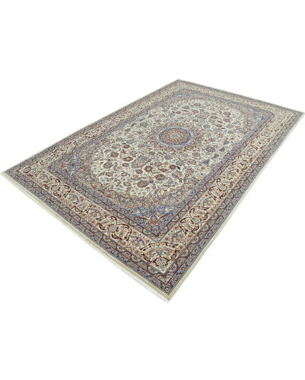Heritage 5' 11" X 9' 0" Hand Knotted Wool Rug 5' 11" X 9' 0" (180 X 274) / Ivory / Wool