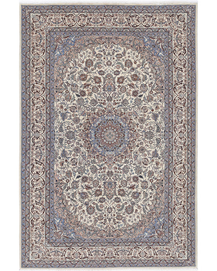 Heritage 5' 11" X 9' 0" Hand Knotted Wool Rug 5' 11" X 9' 0" (180 X 274) / Ivory / Wool
