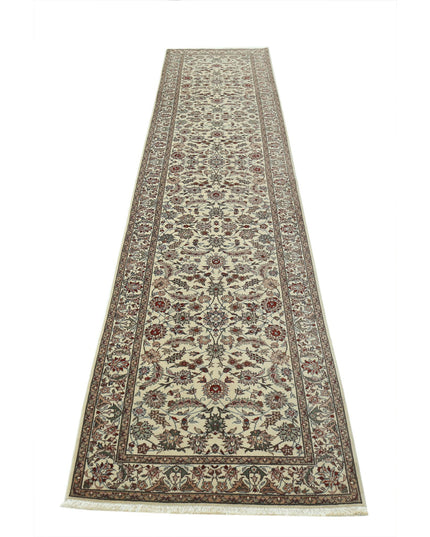 Heritage 2' 6" X 11' 11" Hand Knotted Wool Rug 2' 6" X 11' 11" (76 X 363) / Ivory / Wool