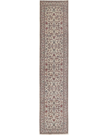 Heritage 2' 6" X 11' 11" Hand Knotted Wool Rug 2' 6" X 11' 11" (76 X 363) / Ivory / Wool