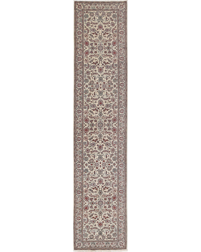 Heritage 2' 6" X 11' 11" Hand Knotted Wool Rug 2' 6" X 11' 11" (76 X 363) / Ivory / Wool