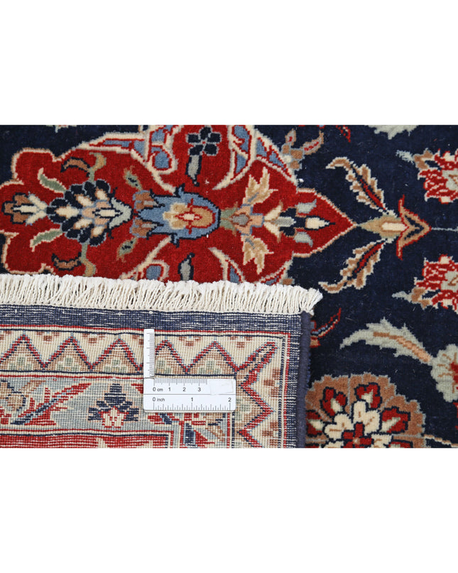 Heritage 6' 0" X 9' 0" Hand Knotted Wool Rug 6' 0" X 9' 0" (183 X 274) / Blue / Wool