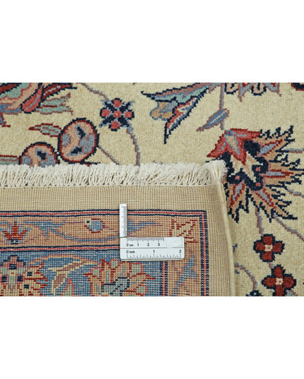 Heritage 8' 1" X 11' 5" Hand Knotted Wool Rug 8' 1" X 11' 5" (246 X 348) / Ivory / Wool