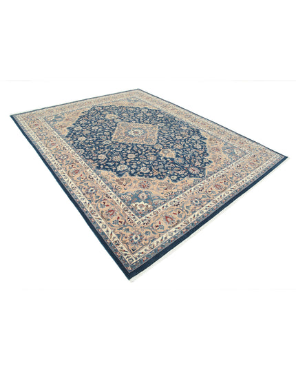 Heritage 8' 0" X 10' 1" Hand Knotted Wool Rug 8' 0" X 10' 1" (244 X 307) / Blue / Wool