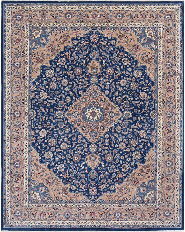 Heritage 8' 0" X 10' 1" Hand Knotted Wool Rug 8' 0" X 10' 1" (244 X 307) / Blue / Wool