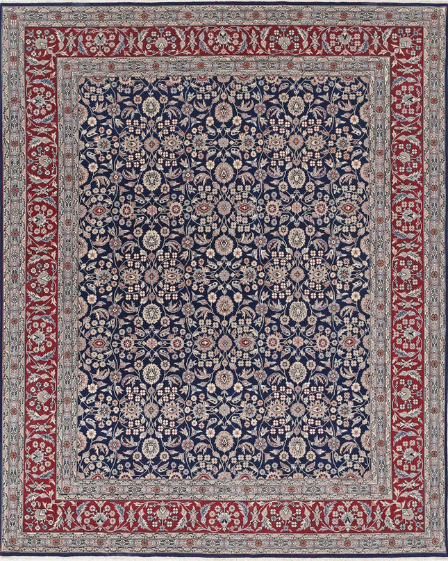 Heritage 8' 0" X 9' 10" Hand Knotted Wool Rug 8' 0" X 9' 10" (244 X 300) / Blue / Wool