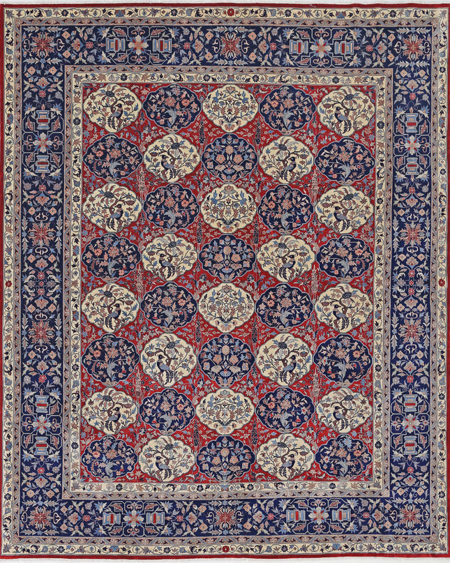 Heritage 8' 1" X 10' 0" Hand Knotted Wool Rug 8' 1" X 10' 0" (246 X 305) / Red / Wool