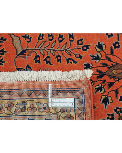 Heritage 8' 3" X 11' 5" Hand Knotted Wool Rug 8' 3" X 11' 5" (251 X 348) / Pink / Wool