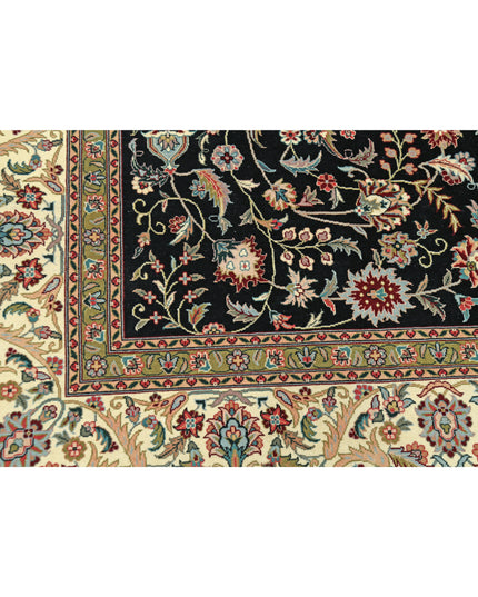 Heritage 9' 0" X 12' 0" Hand Knotted Wool Rug 9' 0" X 12' 0" (274 X 366) / Black / Wool