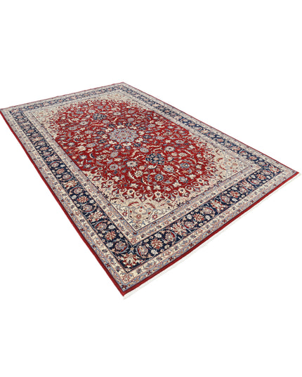 Heritage 6' 6" X 9' 10" Hand Knotted Wool Rug 6' 6" X 9' 10" (198 X 300) / Red / Wool