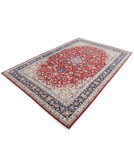 Heritage 6' 6" X 9' 10" Hand Knotted Wool Rug 6' 6" X 9' 10" (198 X 300) / Red / Wool
