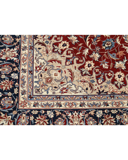 Heritage 6' 6" X 9' 10" Hand Knotted Wool Rug 6' 6" X 9' 10" (198 X 300) / Red / Wool