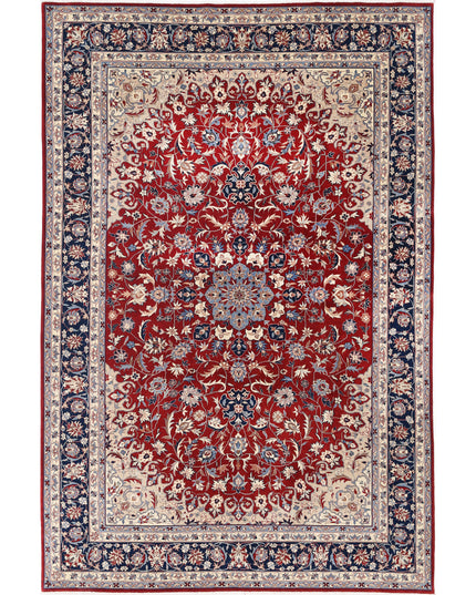 Heritage 6' 6" X 9' 10" Hand Knotted Wool Rug 6' 6" X 9' 10" (198 X 300) / Red / Wool