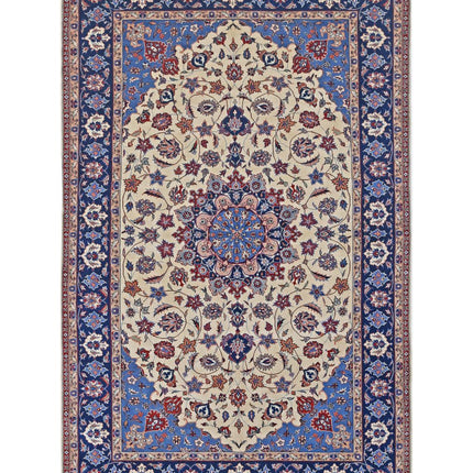 Heritage 4' 11" X 7' 10" Hand Knotted Wool Rug 4' 11" X 7' 10" (150 X 239) / Ivory / Wool