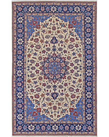 Heritage 4' 11" X 7' 10" Hand Knotted Wool Rug 4' 11" X 7' 10" (150 X 239) / Ivory / Wool