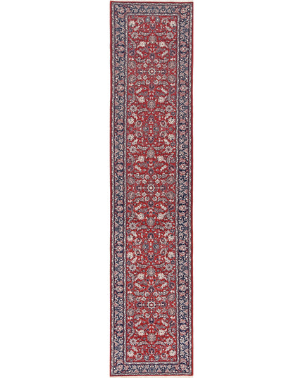 Heritage 2' 6" X 12' 0" Hand Knotted Wool Rug 2' 6" X 12' 0" (76 X 366) / Red / Wool