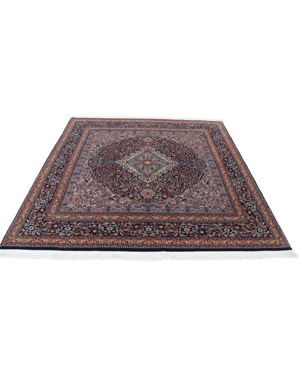 Heritage 6' 10" X 6' 10" Hand Knotted Wool Rug 6' 10" X 6' 10" (208 X 208) / Blue / Wool