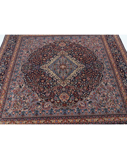 Heritage 6' 10" X 6' 10" Hand Knotted Wool Rug 6' 10" X 6' 10" (208 X 208) / Blue / Wool