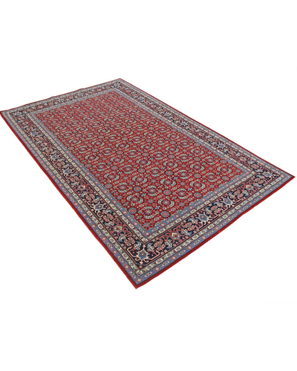 Heritage 4' 11" X 7' 11" Hand Knotted Wool Rug 4' 11" X 7' 11" (150 X 241) / Red / Wool