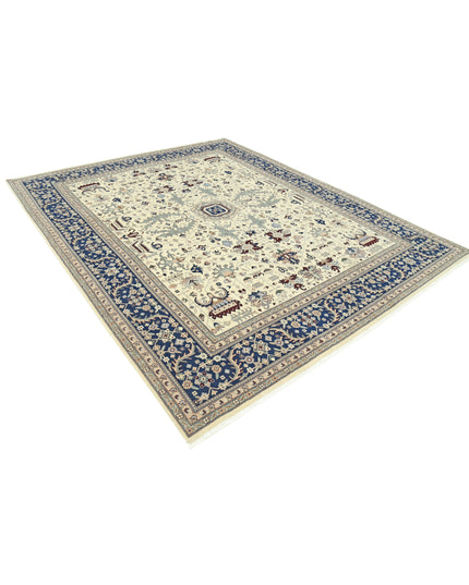 Heritage 8' 9" X 9' 11" Hand Knotted Wool Rug 8' 9" X 9' 11" (267 X 302) / Ivory / Wool