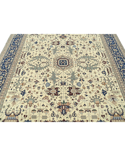Heritage 8' 9" X 9' 11" Hand Knotted Wool Rug 8' 9" X 9' 11" (267 X 302) / Ivory / Wool